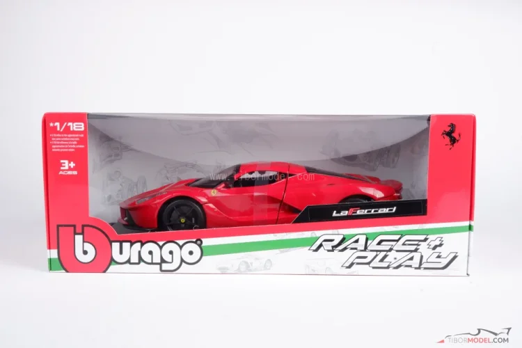 Ferrari LaFerrari (2013) piros, 1:18 Bburago