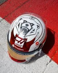 Oliver Bearman  2025 Monaco-i Nagydíj mini sisak, Haas F1 Team, 1:5 Spark