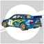 Subaru Impreza WRC Rally stavebnica, 1:8 Ixo