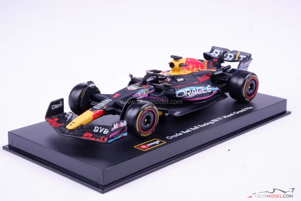 Model car Red Bull Verstappen Miami 2023, Bburago | Tibormodel.com