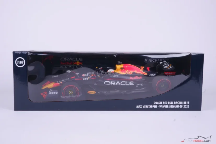 Red Bull RB18 - Max Verstappen (2022), Winner Belgian GP, 1:18 Minichamps