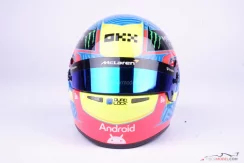 Oscar Piastri 2024 McLaren helmet, 1:2 Bell