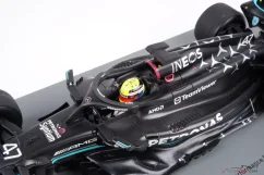 Mercedes W14 - Mick Schumacher (2023), test pneumatík, 1:18 Spark