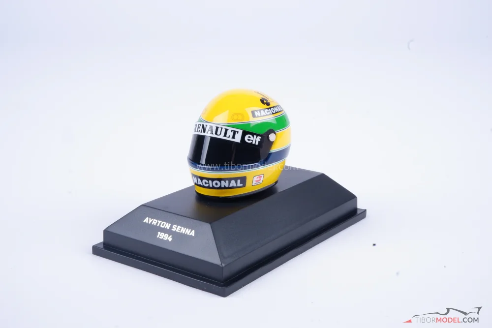 Helmet Ayrton Senna 1994 last race, 1:8 Minichamps