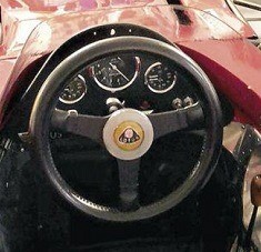 Lotus 72 (1970) steering wheel, J. Rindt, 1:2 Minichamps