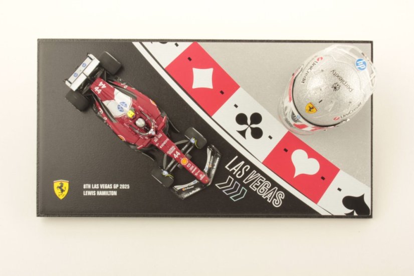 Ferrari SF-25 - Lewis Hamilton (2025) Las Vegas GP, double pack, 1:43 Looksmart