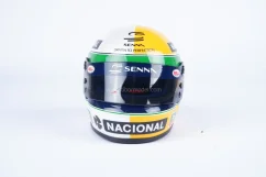 Ayrton Senna mini helmet, 30 years legacy, 1:2 Bell