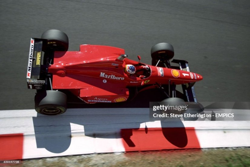 Ferrari F310/2 - Michael Schumacher (1996), Winner Italian GP, with figurine, 1:12 GP Replicas