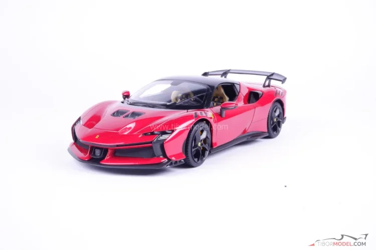 Ferrari SF90XX Stradale (2024) červené, 1:18 Bburago