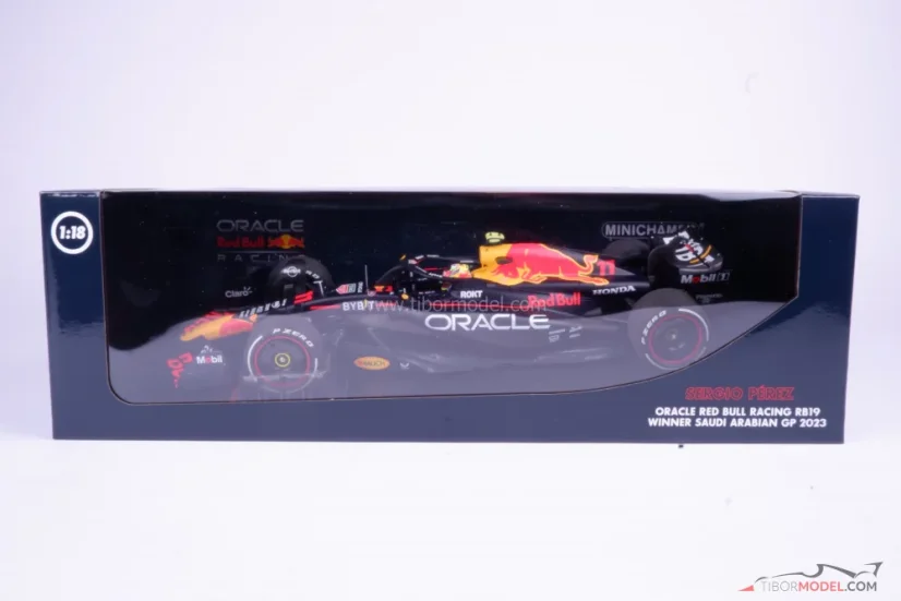 Red Bull RB19 - Sergio Perez (2023), Víťaz Saudská Arábia, 1:18 Minichamps