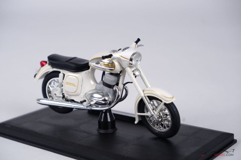 Jawa 350 Kývačka Automatic bílá (1966), 1:18 Abrex