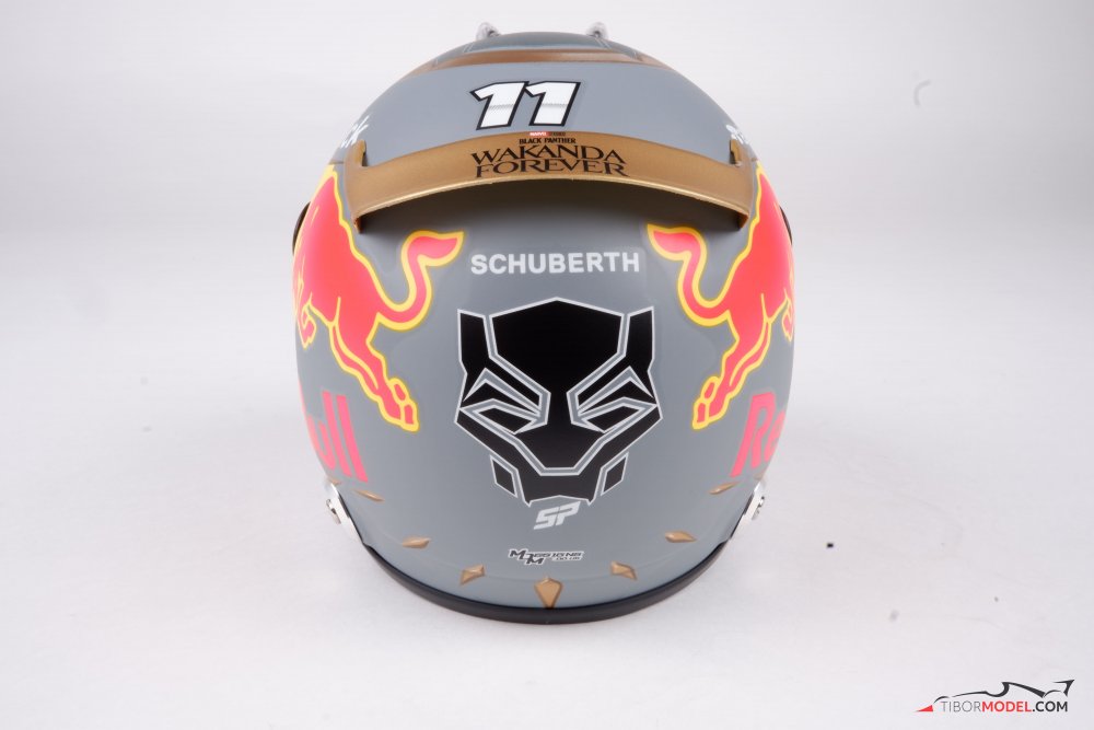 Sergio Pérez 2024 GP Miami Mini Helmet Schuberth 1:2 scale