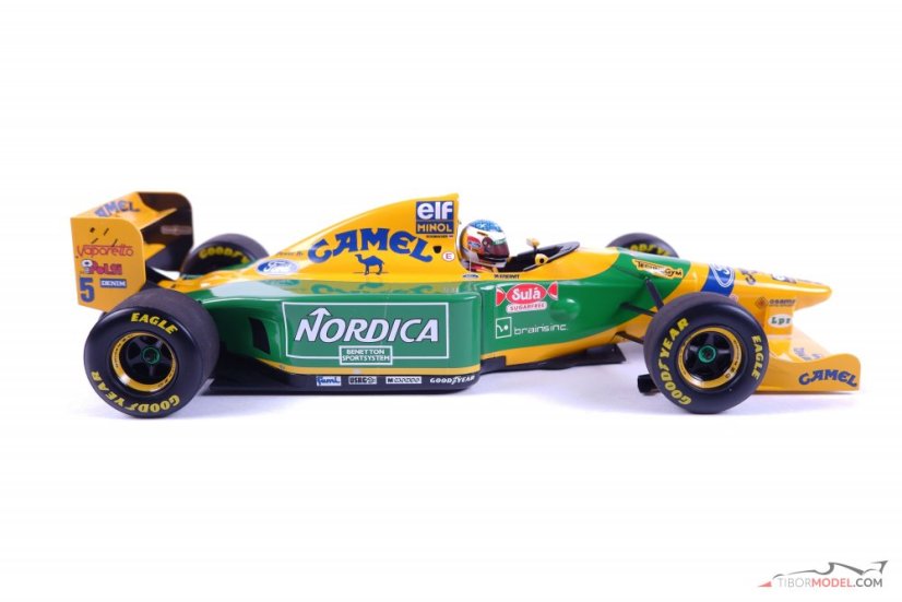 Benetton B193 Michael Schumacher 1993, Portugese GP, Camel, 1:18 Minichamps
