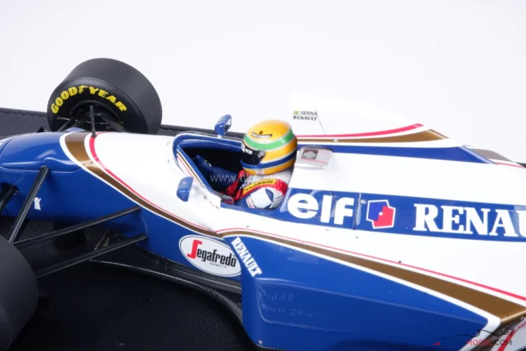 Williams FW16 - Ayrton Senna (1994), San Marino, s figúrkou pilota, 1:18 GP Replicas