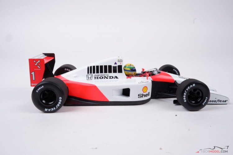 McLaren MP4/6 - Ayrton Senna (1991), World Champion, 1:18 Minichamps