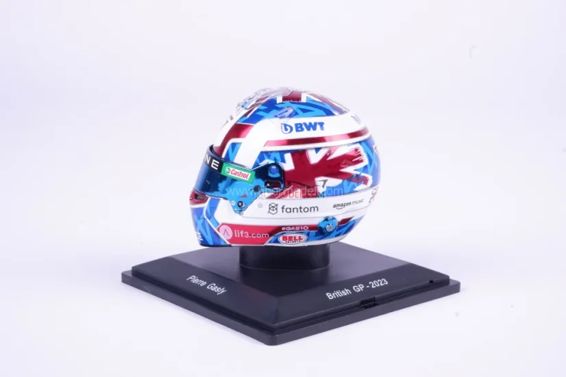 Pierre Gasly 2023, Brit Nagydíj, Alpine sisak, 1:5 Spark