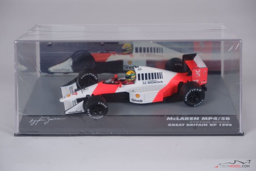 McLaren MP4/5B - A. Senna (1990), Brit Nagydíj, 1:43 Altaya