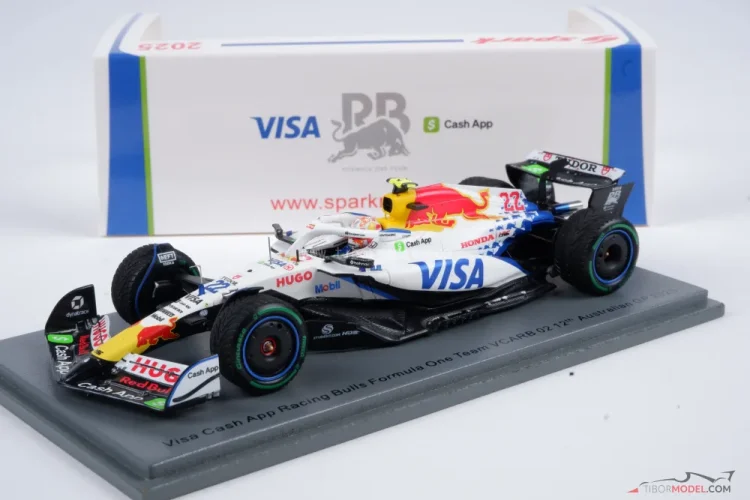 ミニカー VCARB 02 No.6 Japanese GP 2025 1/64 Spark 2025 Formula 1 Isack Hadjar Racing Bulls VCARB 02 #6