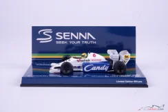 Toleman TG184 - Ayrton Senna (1984), 2. helyezett, Monaco, versenykoszolt változat, 1:43 Minichamps