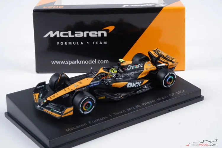 McLaren MCL38 - Lando Norris (2024) Miami, 1:64 Spark McLaren MCL38 - Lando Norris (2024) Miami, 1:64 Spark