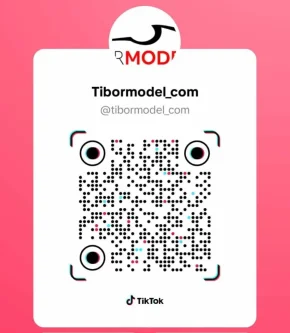 Tibormodel Tik-Tok profil QR Tibormodel Tik-Tok profil QR