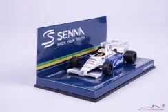 Toleman TG184 - Ayrton Senna (1984), 2. helyezett, Monaco, versenykoszolt változat, 1:43 Minichamps