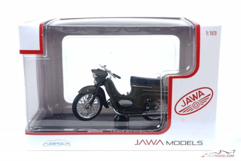 Jawa 50 Pionier típus 20 (1967), 1:18 Abrex - katona zöld