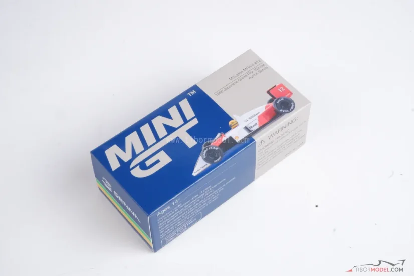 McLaren MP4/4 - Ayrton Senna (1988) Japán Nagydíj, 1:64 MiniGT