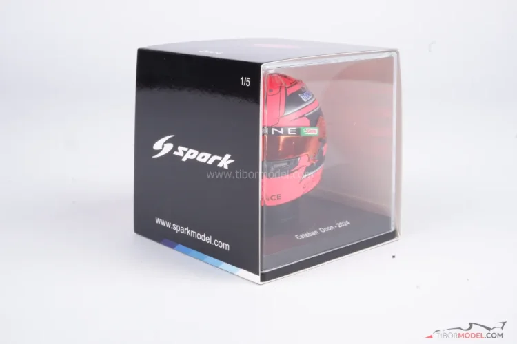 Esteban Ocon 2024, Alpine přilba, 1:5 Spark