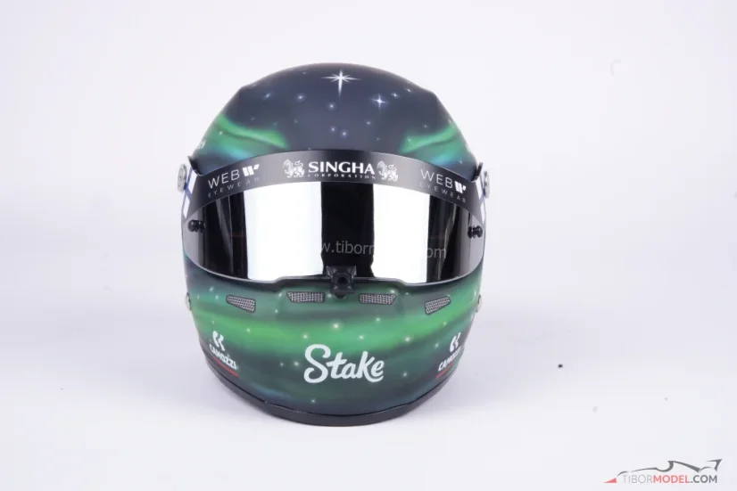 Valtteri Bottas 2024 Kick Sauber mini helmet, 1:2 Stilo