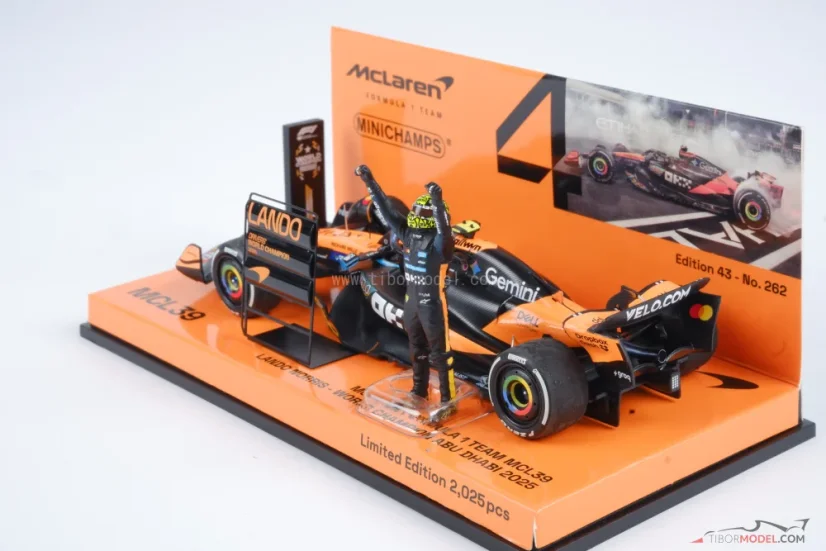 McLaren MCL39 - Lando Norris (2025), World Champion, Abu Dhabi GP, 1:43 Minichamps