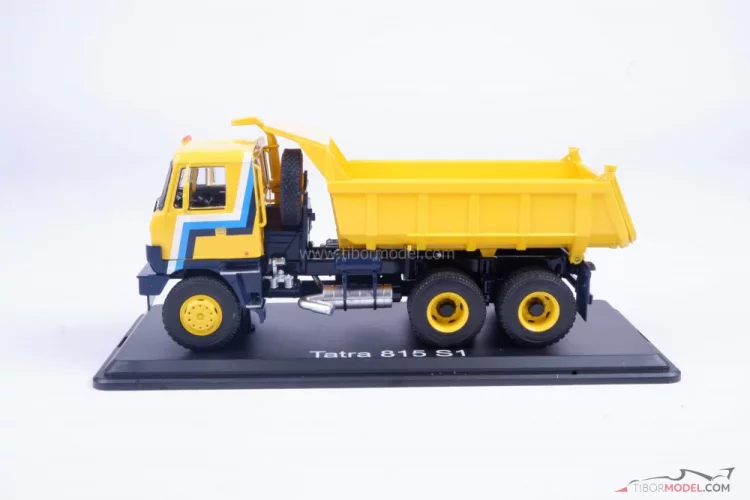 Model truck Tatra 815 S1 dump truck, yellow, 1:43 scale 