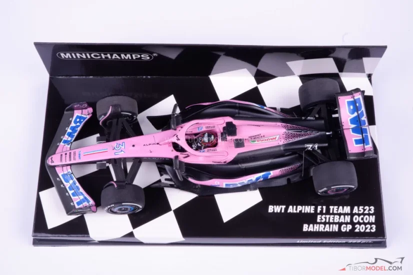 Alpine A523 - Esteban Ocon (2023), Bahrain GP, 1:43 Minichamps