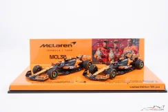 McLaren MCL38 - O. Piastri + L. Norris (2024), Double Magyar Nagydíj, 1:43 Minichamps McLaren MCL38 - O. Piastri + L. Norris (2024), Double Magyar Nagydíj, 1:43 Minichamps