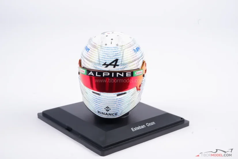 Esteban Ocon 2023, Brit Nagydíj, Alpine sisak, 1:5 Spark