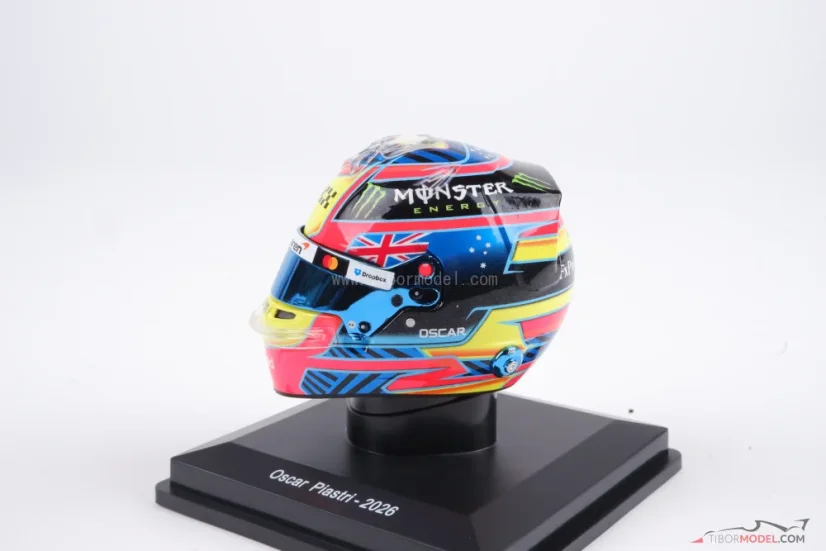 Oscar Piastri 2026 mini přilba, McLaren, 1:5 Spark