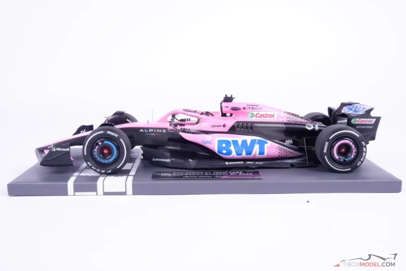 Alpine A523 - Esteban Ocon (2023), VC Bahrajnu, 1:18 Minichamps