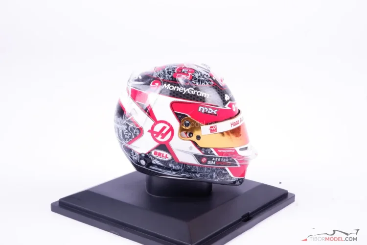 Kevin Magnussen, VC Monako 2023, Haas přilba, 1:5 Spark