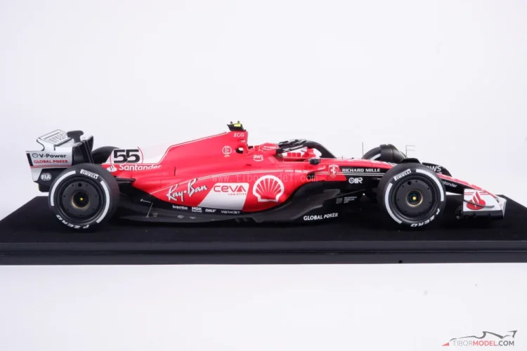 Model car Ferrari SF-23 Sainz 2023, 1:18 Looksmart | Tibormodel.com