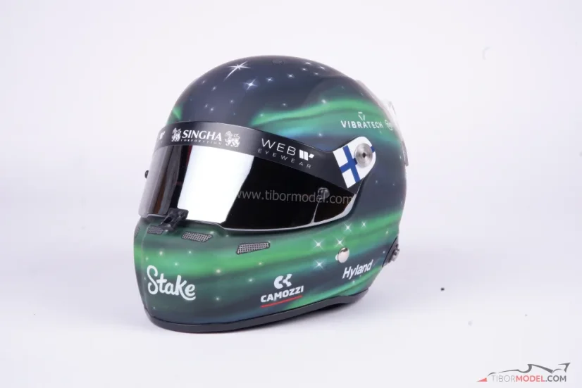 Valtteri Bottas 2024 Kick Sauber mini helmet, 1:2 Stilo