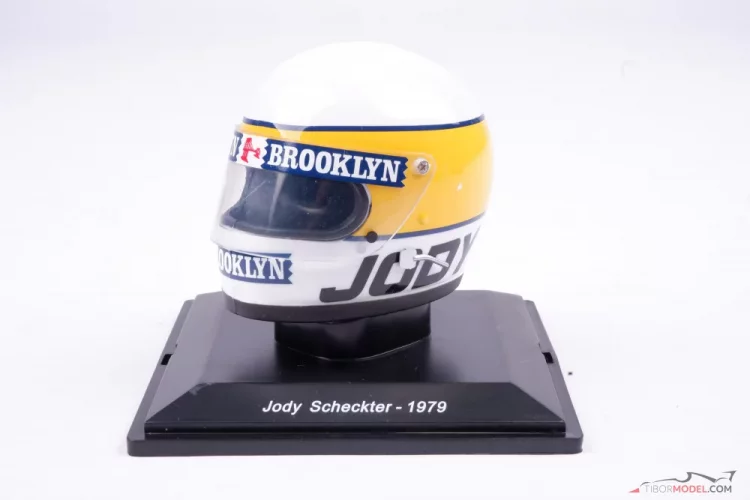 Jody Scheckter 1979 Ferrari helmet, World Champion, 1:5 Spark
