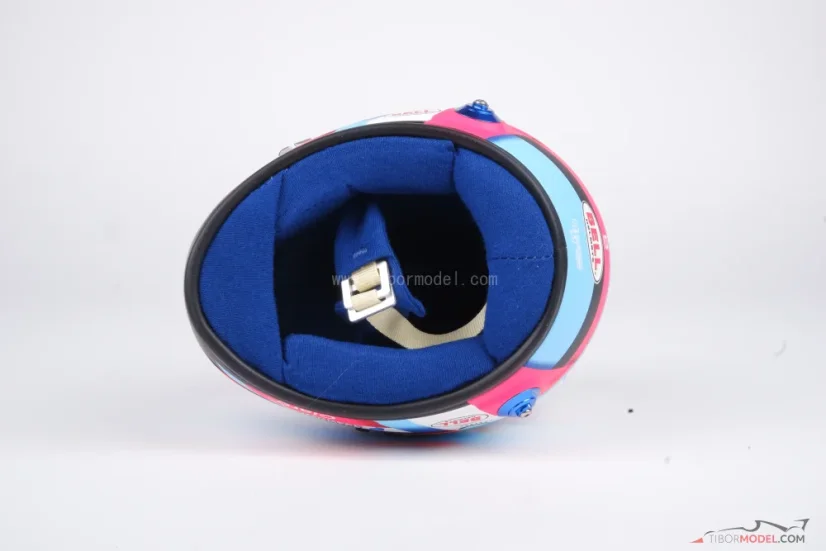 Franco Colapinto 2026 mini helmet, Alpine, 1:2 Bell