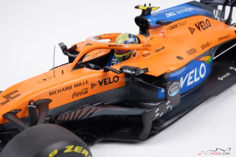 Model car McLaren MCL35 Norris 2020, 1:18 Minichamps | Tibormodel.com