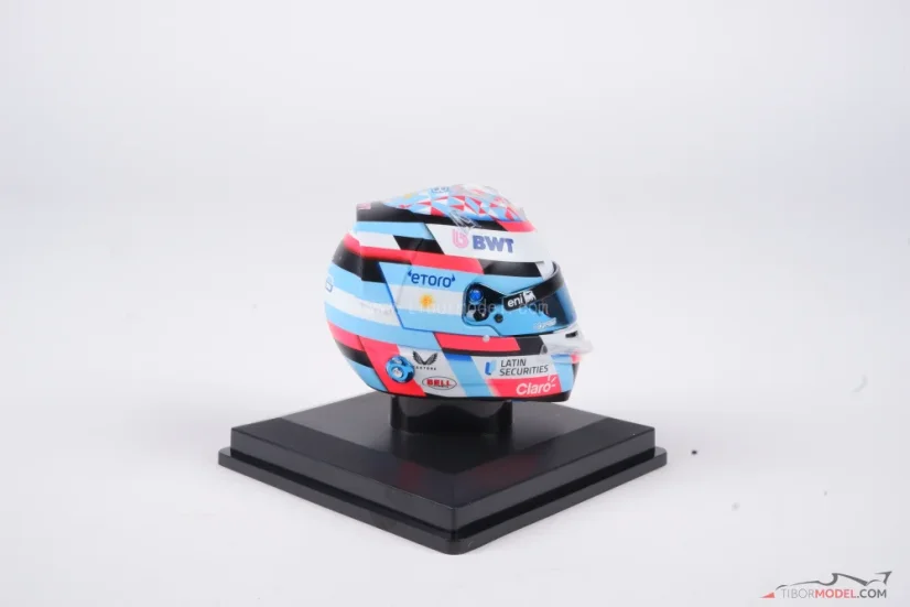 Franco Colapinto 2026 mini helmet, Alpine, 1:5 Spark