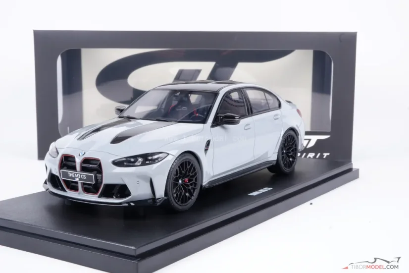 BMW M3 CS (2024) grey, 1:18 GT Spirit
