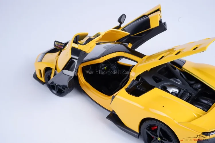 Ferrari F80 (2025) yellow, 1:18 Bburago