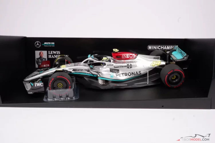 Mercedes W13 - Lewis Hamilton (2022), Brazilian GP, 1:18 Minichamps