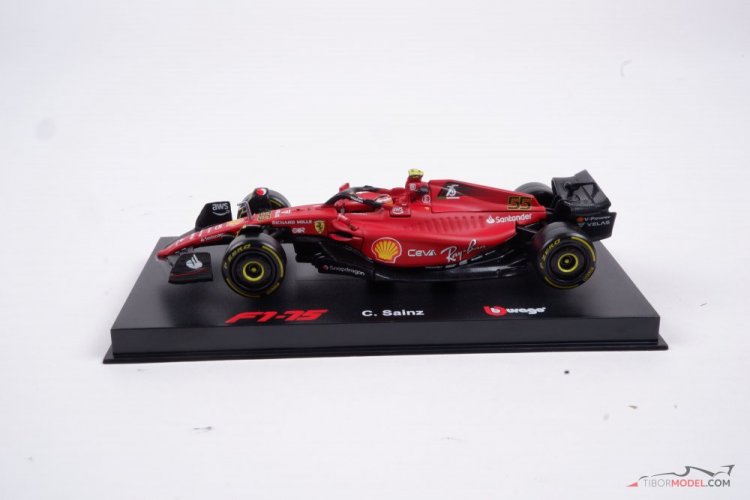 Ferrari F1-75 Carlos Sainz 2022, 1:43 Bburago Signature