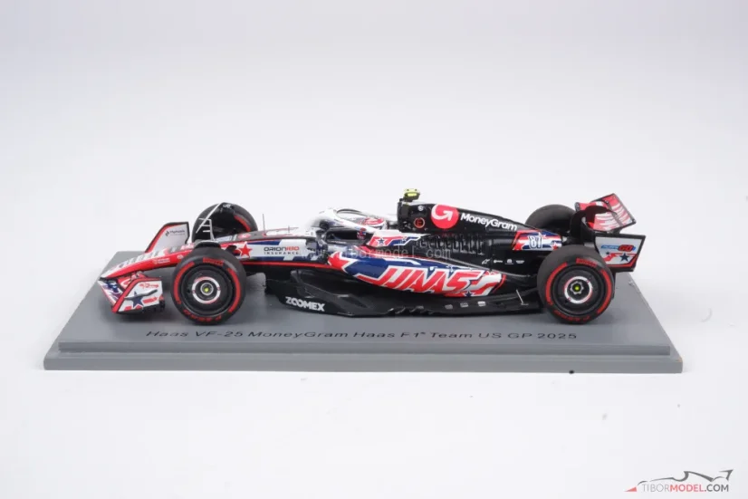 Haas VF-25 - Oliver Bearman (2025), US GP, 1:43 Spark