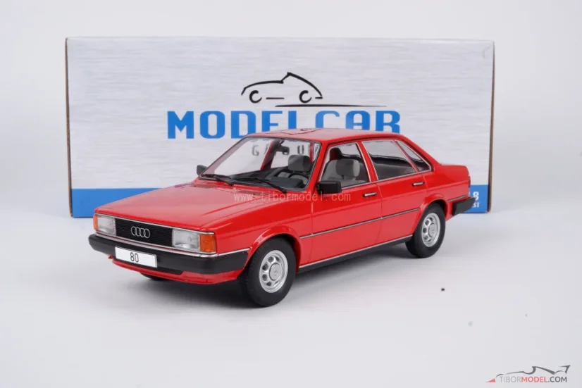 Audi 80 B2 (1978) red, 1:18 MCG